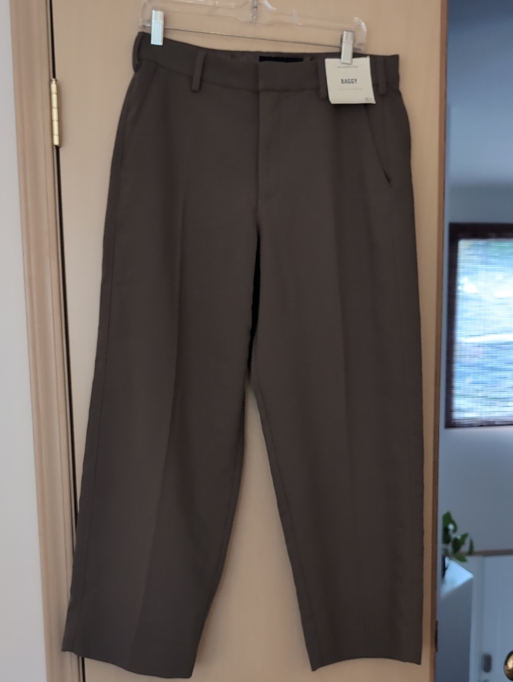 Abercrombie & Fitch Brown Baggy Men's Dress Pants